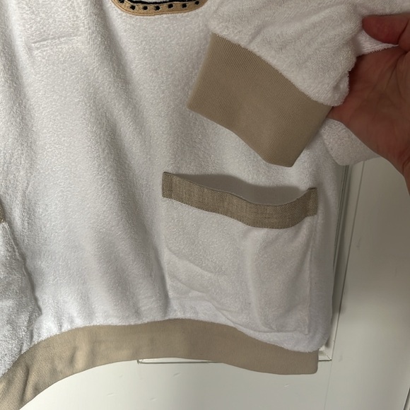 M • Tombolo Sun Leopard Cabana Long-Sleeve Shirt Top - LIKE NEW - Picture 4 of 8